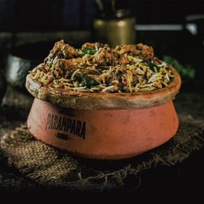 Boneless Chicken Dum Biryani — Hyderabadi Dum Biryani by Parampara Biryani, Aundh Pune